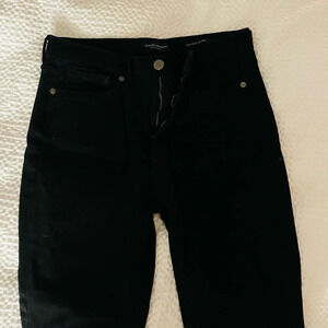 Banana Republic high rise skinny black denim size 28